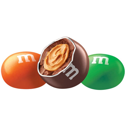 Milk chocolate peanut butter candy in crunchy shell