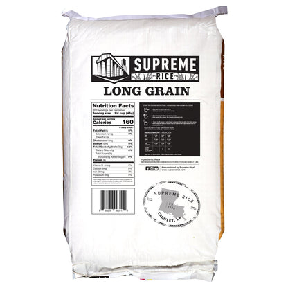 Supreme Rice pantry rice grown in USA