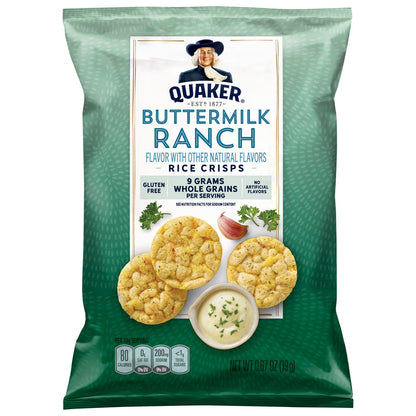 Quaker Rice Crisps pantry snack variety pack