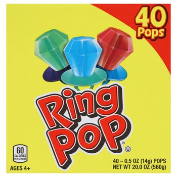 Ring Pop variety 40-pack candy with 5 flavors