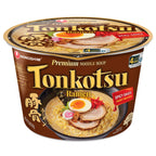Microwave-ready Nongshim tonkotsu noodle soup bowls