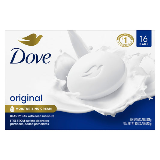 Dove Original moisturizing beauty bar soap 16-pack