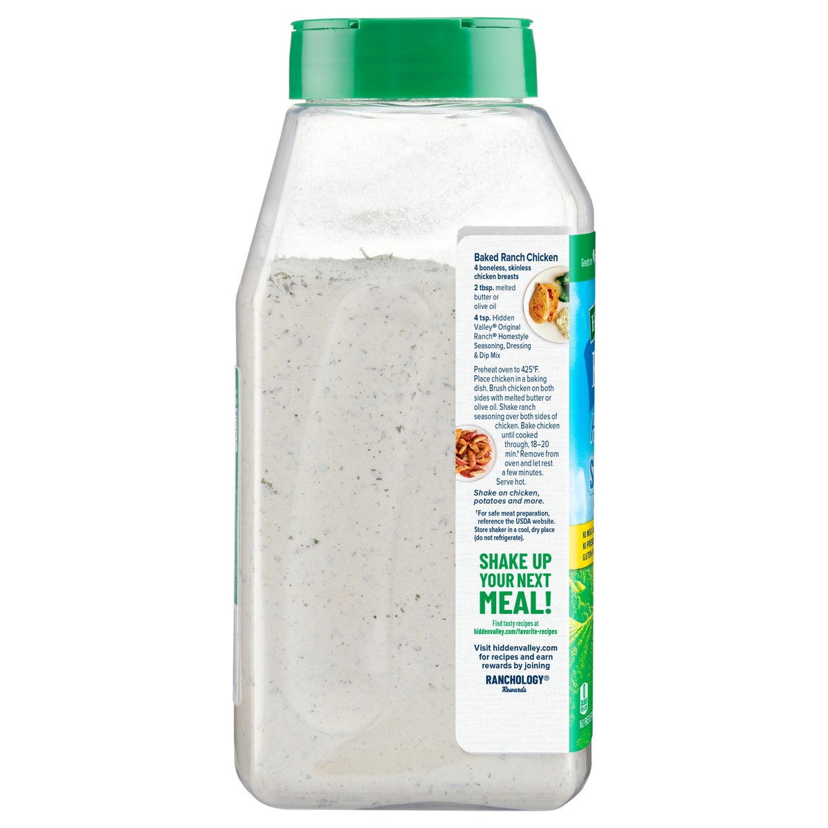 Gluten free ranch seasoning mix by Hidden Valley