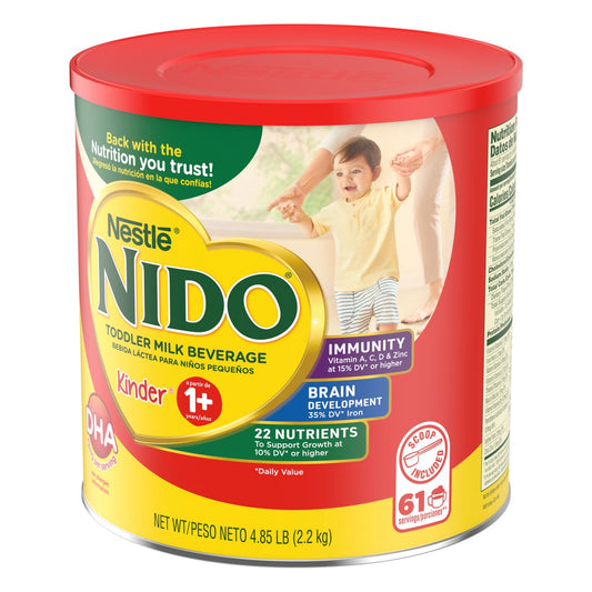 Nestlé — Nestle Nido Kinder 1+ Toddler Powdered Milk, 77.6 oz
