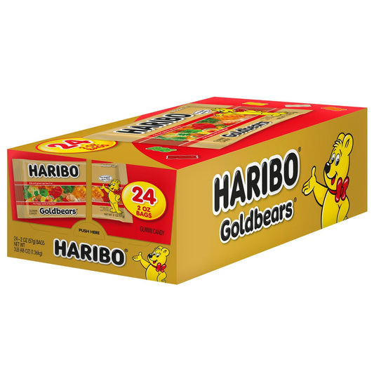 Haribo Goldbears gummi candy 24-count box