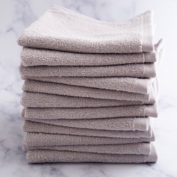 Gentle Planet white Turkish cotton washcloth set
