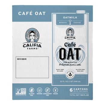 Califia Farms Cafe Oat Milk 32 fl oz 6-count pack