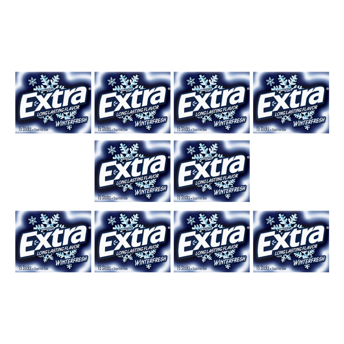 Slim pack Extra Winterfresh chewing gum packs