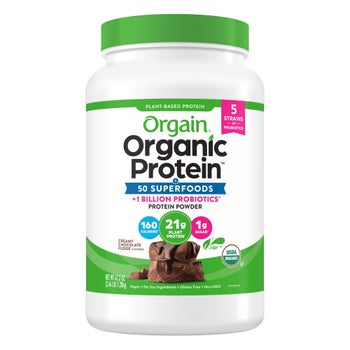 Orgain Organic Plant Based Protein Powder Creamy Chocolate Fudge 2.64 lbs