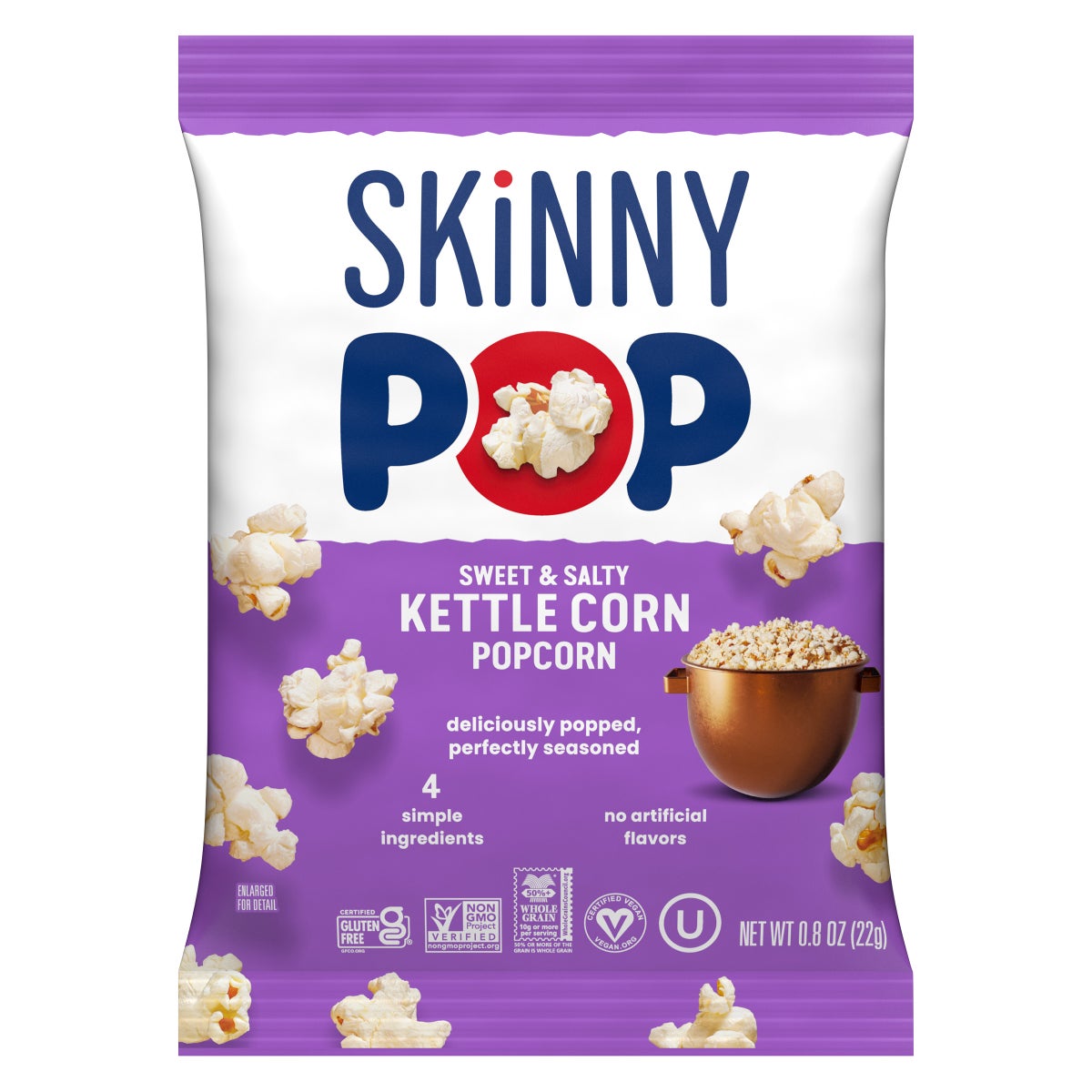 Skinny Pop variety popcorn pack for pantry stocking