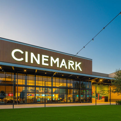 Cinemark $50 gift card front view