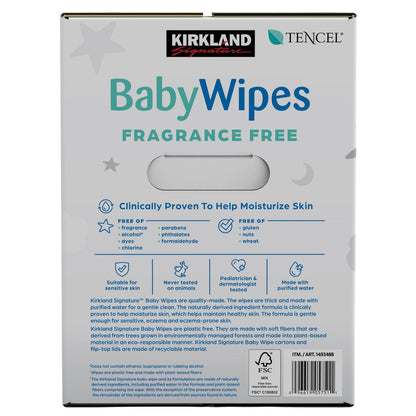 Kirkland Signature ultra-soft baby wipes pack