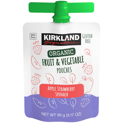 Kirkland Signature USDA Organic pouch snack variety pack
