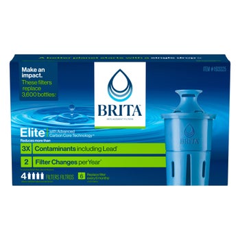 Brita Elite replacement water filters 4-count pack