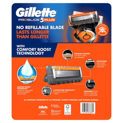 Gillette Proglide Plus Razor Cartridge Refills, 16-count