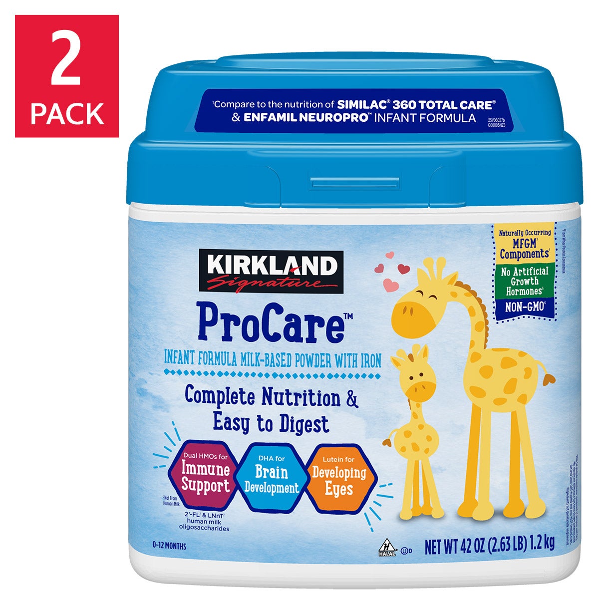 Kirkland Signature ProCare infant formula 2-pack