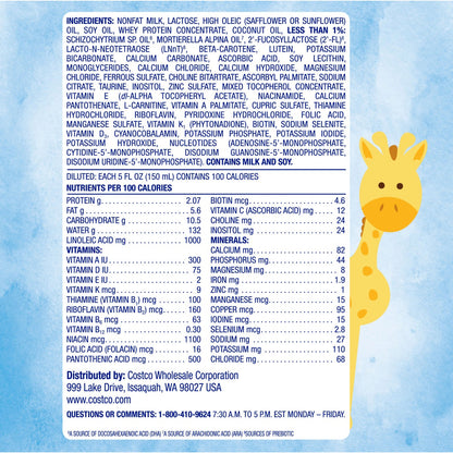 Kirkland Signature ProCare DHA infant formula