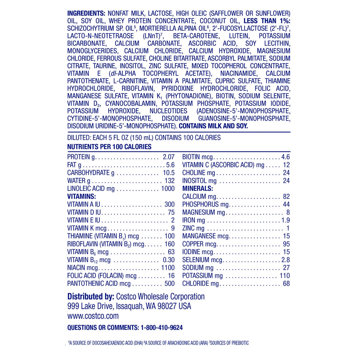 Kirkland Signature ProCare kosher halal formula