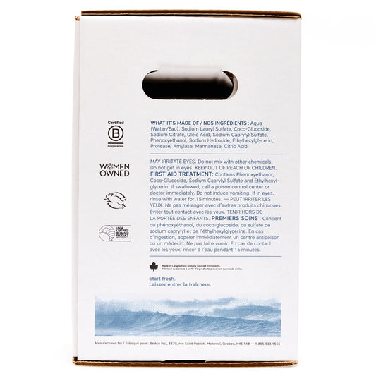 Fragrance free laundry detergent set with 478 loads