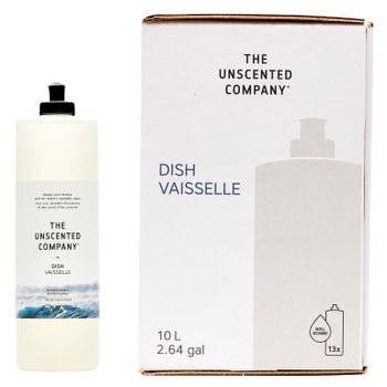 The Unscented Company fragrance free liquid dish soap bottle and refill box