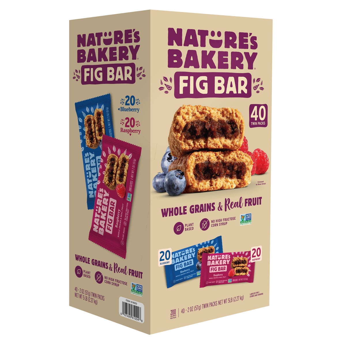 Nature's Bakery raspberry fig bars twin pack