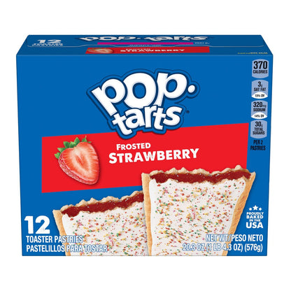 Frosted strawberry Pop-Tarts breakfast snack