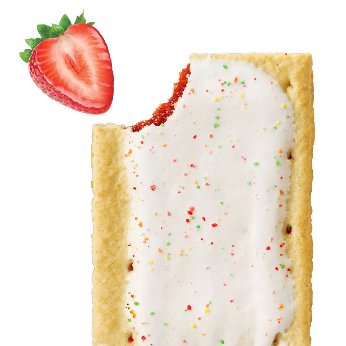 Strawberry frosted pastries in individual packs