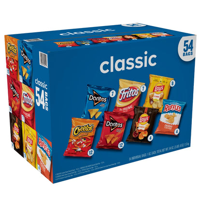 Single-serve Frito Lay Classic Mix variety pack