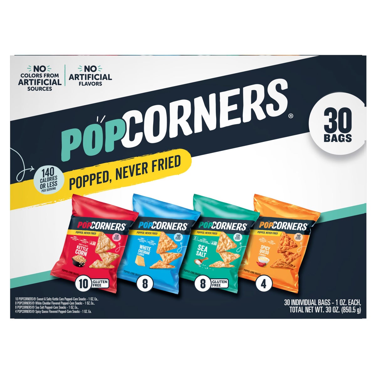 PopCorners variety pack for everyday snacking