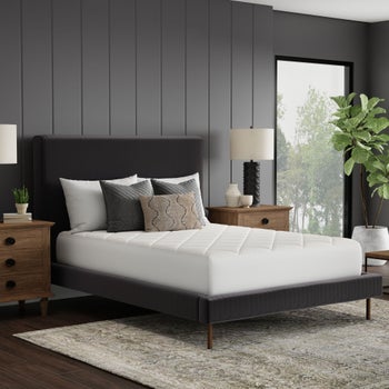 Sealy Sterling king luxury mattress pad with breathable knit fabric