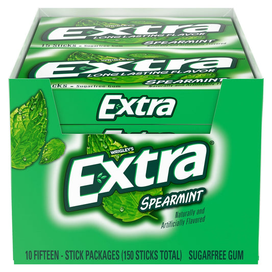 Wrigley's Extra spearmint sugar free gum slim pack