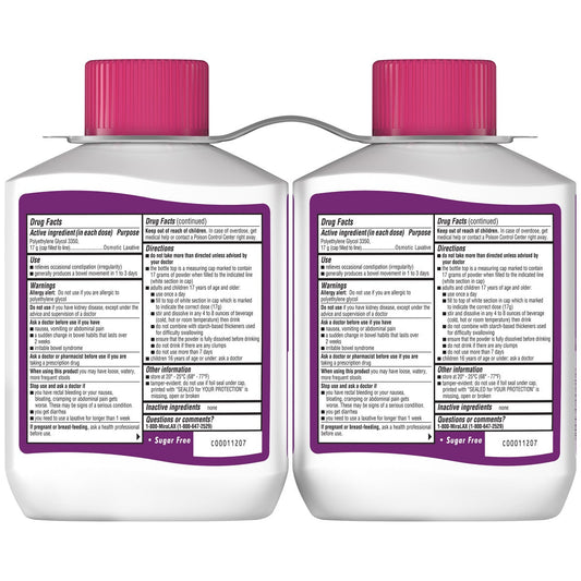 MiraLAX gentle stimulant-free constipation relief powder