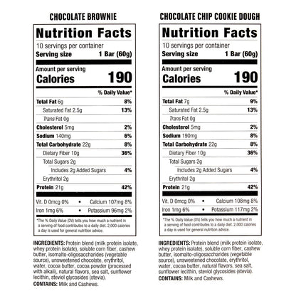 Kirkland Signature Chocolate Brownie protein bars
