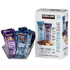 Kirkland Signature 2.12 oz protein bars front packaging