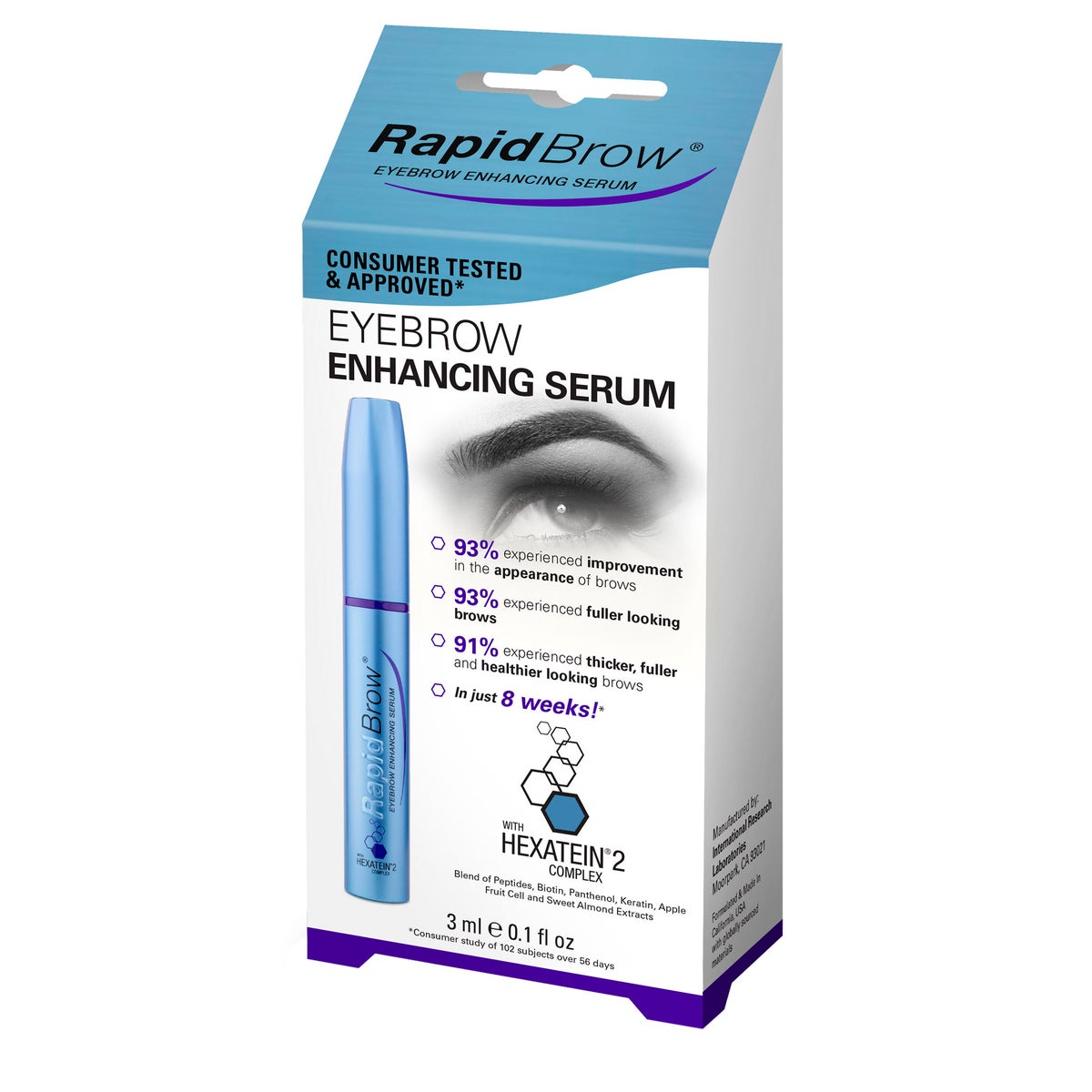 RapidBrow eyebrow care serum set