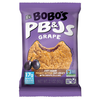 Gluten free vegan oat sandwich bars by Bobo's