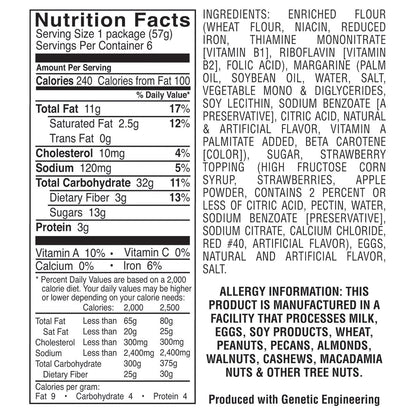 Knott's strawberry shortbread cookies multipack packaging