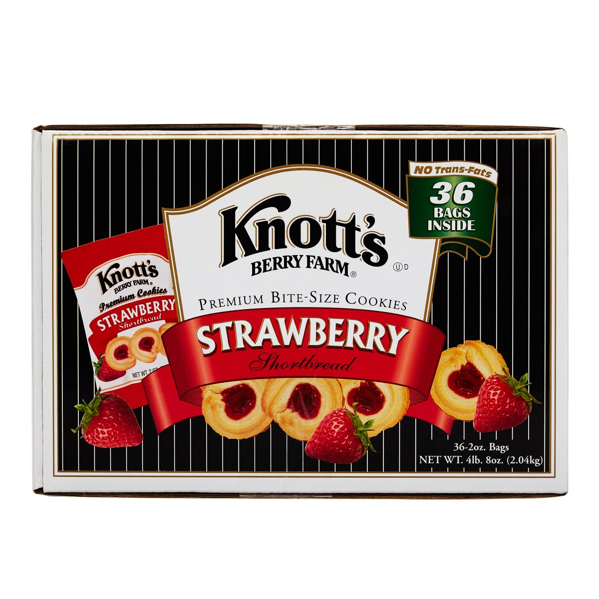 Strawberry shortbread cookie pack by Knott's