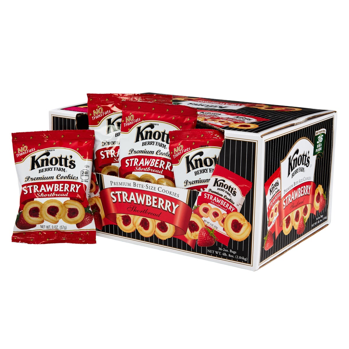 Knott's strawberry shortbread cookies value pack