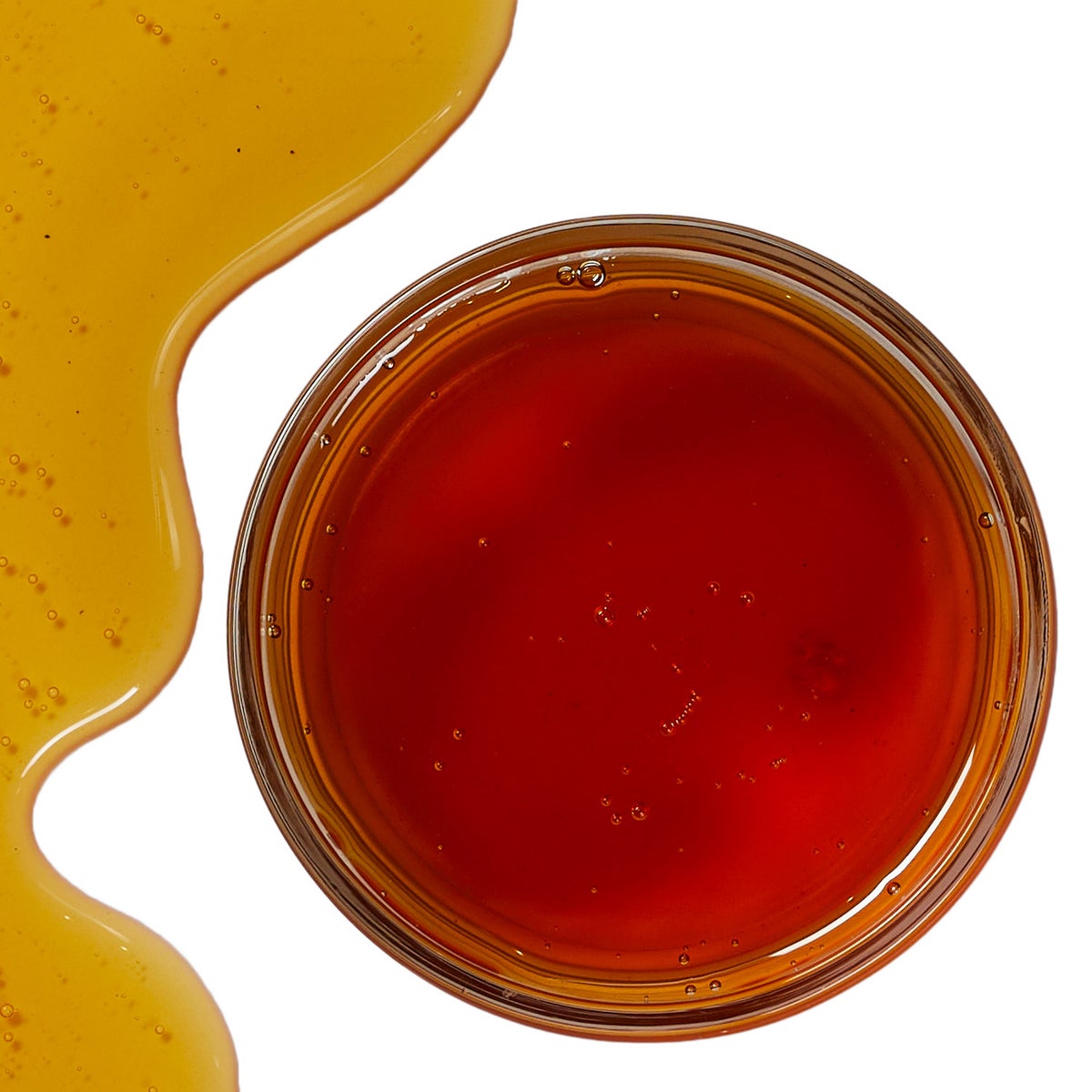 Pantry staple organic honey jars