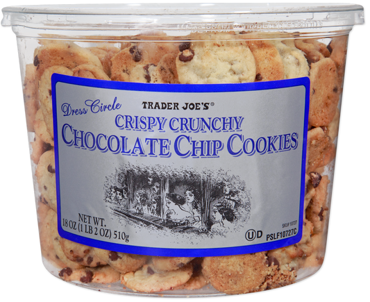 Trader Joe's crispy crunchy chocolate chip cookies