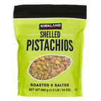 Kirkland Signature salted shelled pistachios 1.5 lb bag