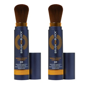 BRUSH ON BLOCK SPF 30 mineral powder sunscreen duo