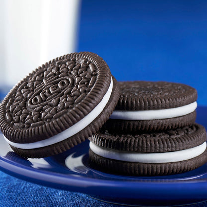 Classic OREO chocolate cookies close-up