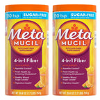 Metamucil orange sugar free fiber supplement bottle