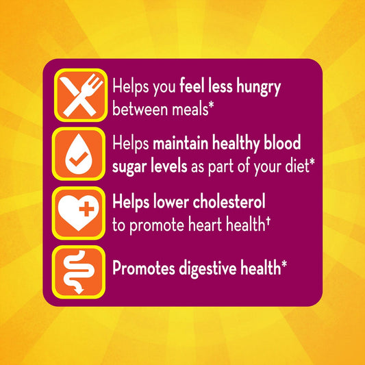 Metamucil plant-based psyllium fiber powder
