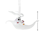 Zero with candy cane collectible Hallmark ornament