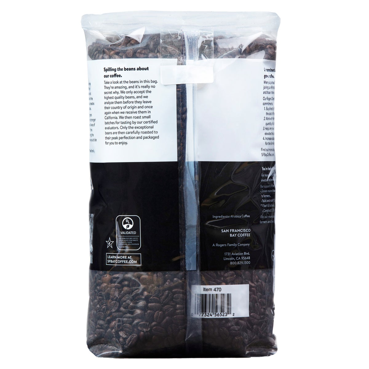 San Francisco Bay — San Francisco French Roast Whole Bean Coffee 3 lb, 2-pack