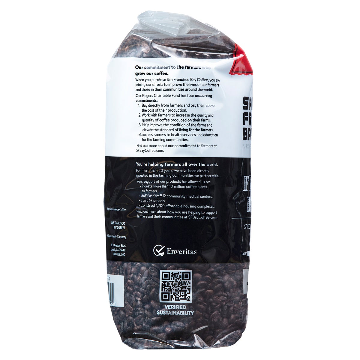 San Francisco Bay — San Francisco French Roast Whole Bean Coffee 3 lb, 2-pack