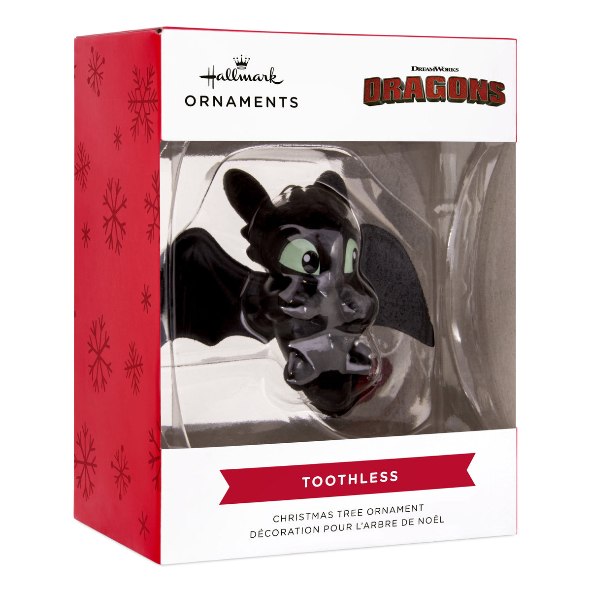 Hallmark Christmas tree ornament depicting the Night Fury